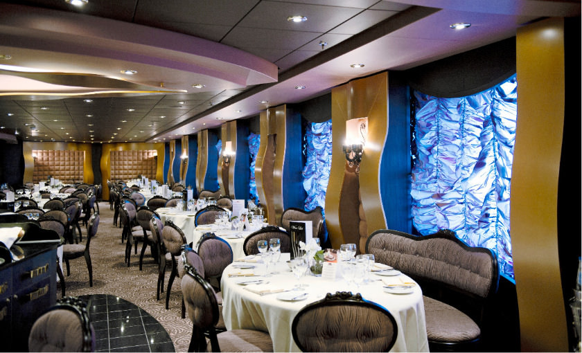 Dinerzaal van MSC Divina