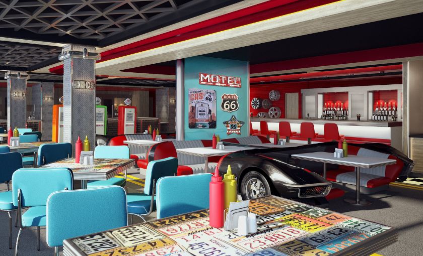 American diner NCL Encore